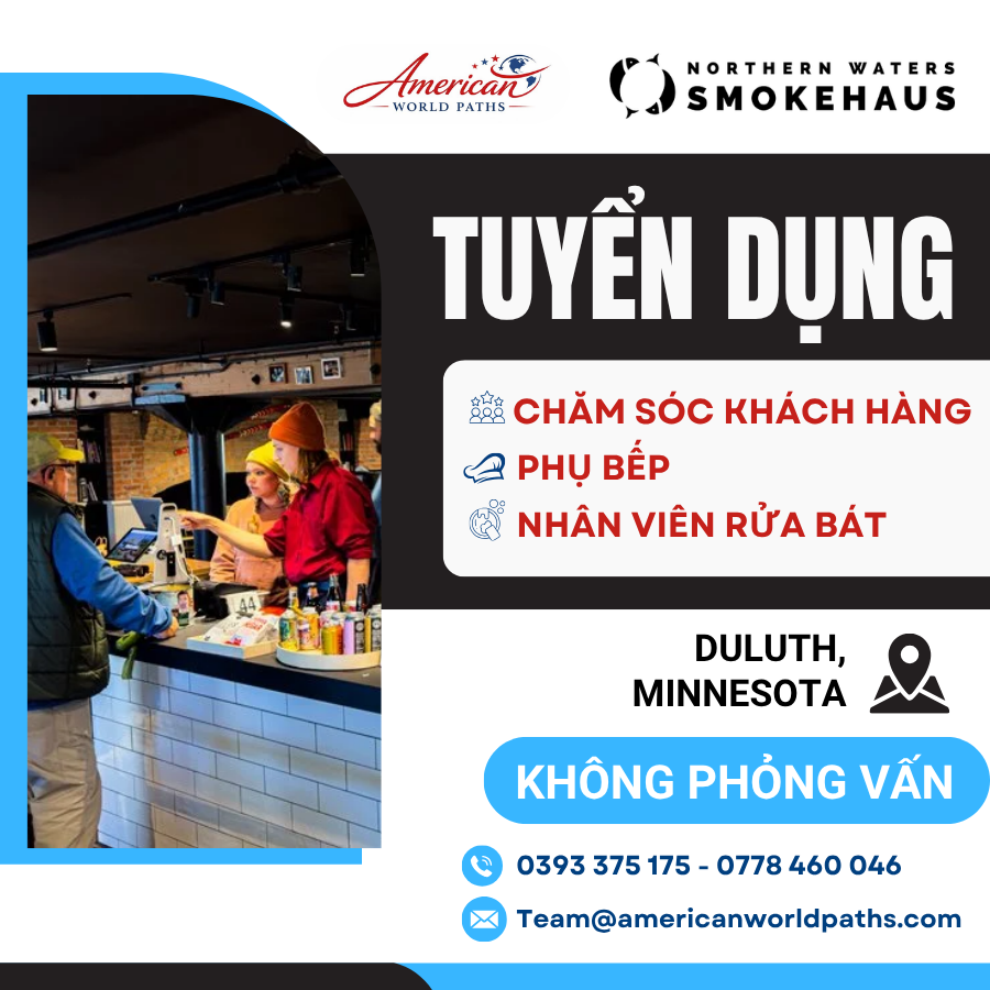 CHĂM SÓC KHÁCH HÀNG/PHỤ BẾP/NHÂN VIÊN RỬA BÁT