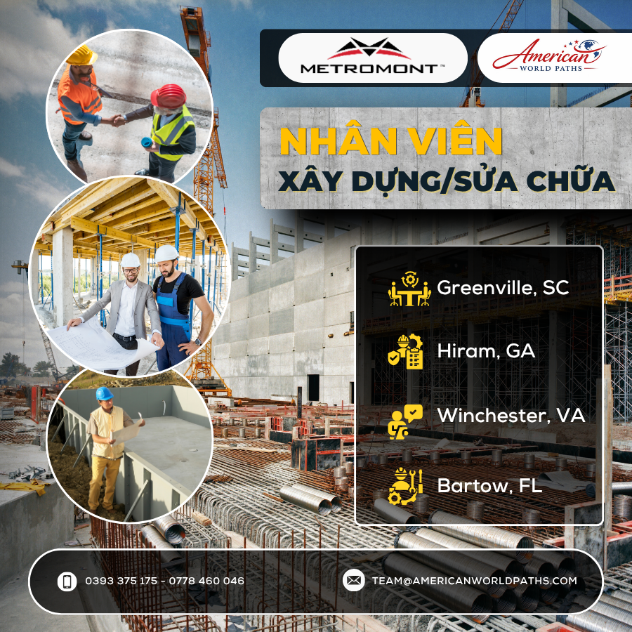 NHÂN VIÊN XÂY DỰNG & SỬA CHỮA