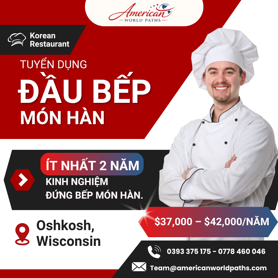 ĐẦU BẾP NHÀ HÀNG HÀN QUỐC