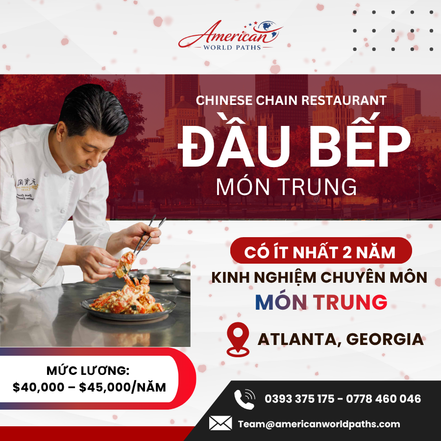ĐẦU BẾP NHÀ HÀNG TRUNG